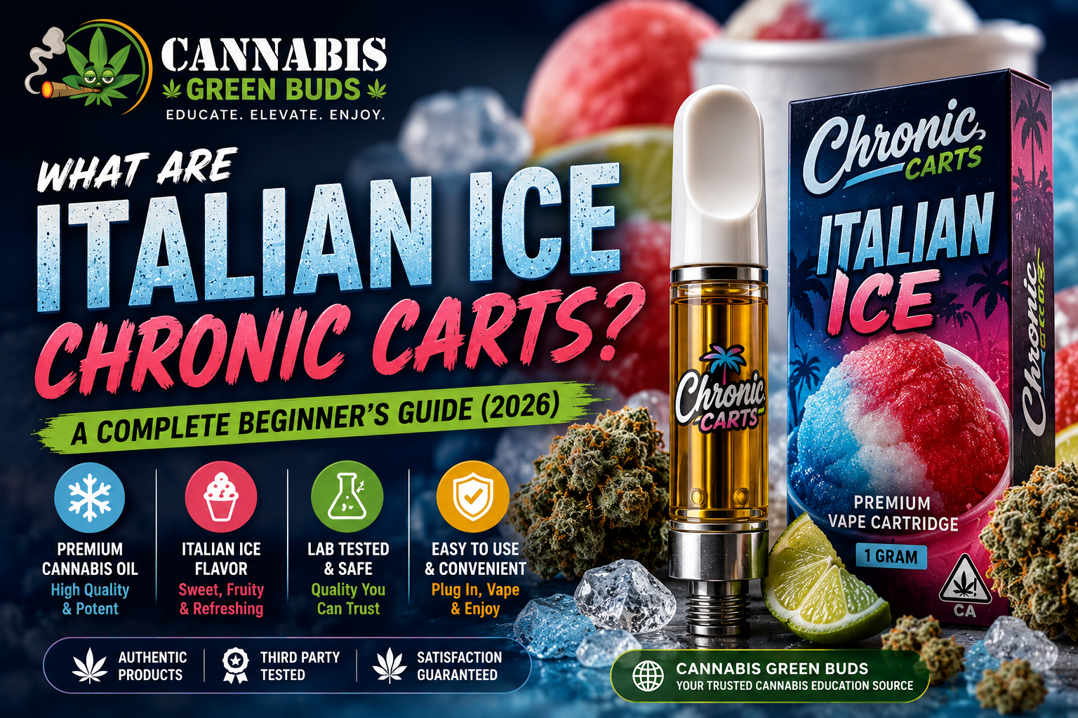 What Are Italian Ice Chronic Carts?