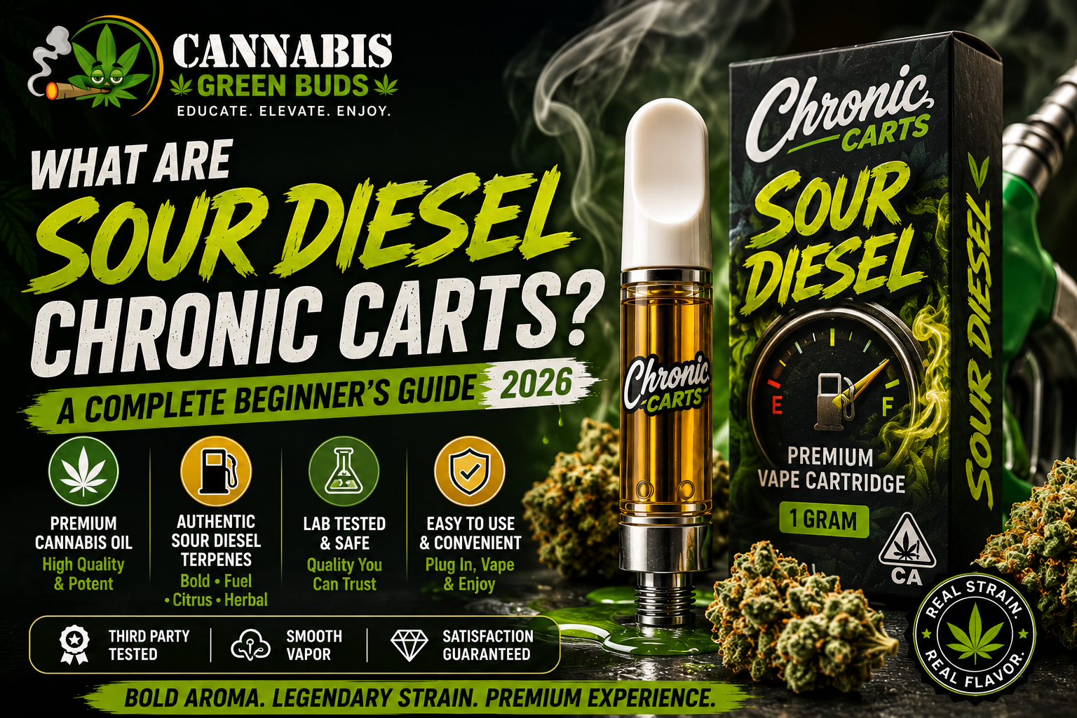 What Are Sour Diesel Chronic Carts?